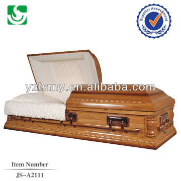 Specialized American style oak decorative caskets